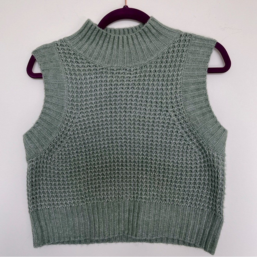 NWOT Jessica Simpson Sage Green Sweater Tank
